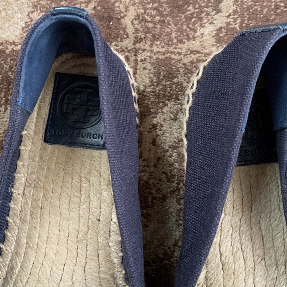 Tory Burch Logo Veranda Espadrilles Flats